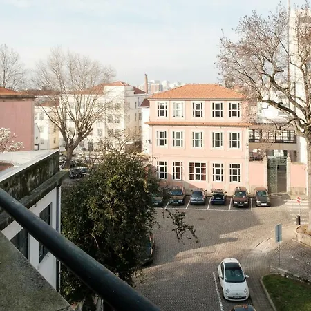 With Balcony In The Square Oporto