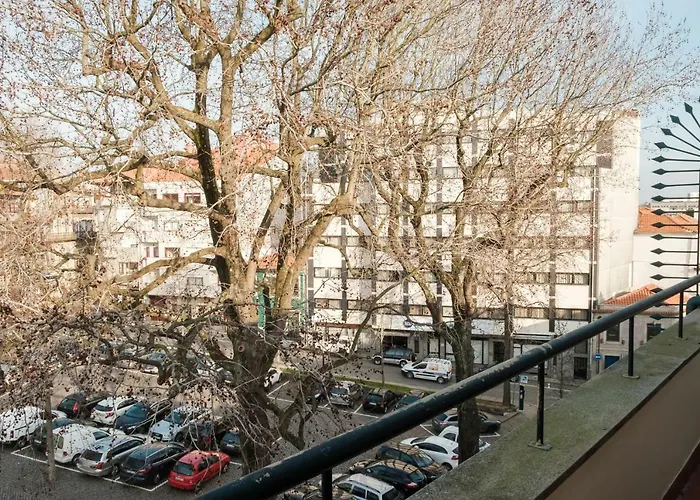 With Balcony In The Square Oporto